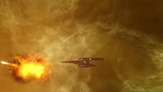 Refit Enterprise vs USS Vengeance  Star Trek Online [upl. by Luella663]