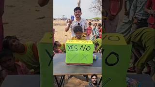 Yes or No Challenge  Hilarious Reactions amp Surprising Results 😂 Challenge shorts greenscreen [upl. by Bergin]