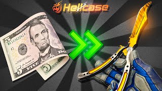 FROM 5 TO  ON HELLCASE  hellcase case opening  csgo case opening site [upl. by Lleder]