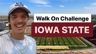 The Iowa State Walk On Challenge🏈🏀 [upl. by Eilliw908]