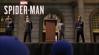 Marvels SpiderMan PS4  Jefferson Davis Death Scene Miles Origin [upl. by Adamsun]