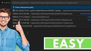 How to Add Python Path in Visual Studio Code 2023 [upl. by Isyak556]