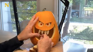 Un artiste transforme des citrouilles en superbes chefsdœuvre [upl. by Tuckie256]