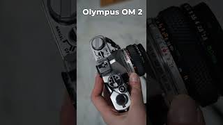 Olympus OM1 vs OM2 Shutter Sound camera filmphotography olympus retro [upl. by Nomelihp]