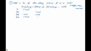 173 Weak Acid  Strong Base Titration pH Add Base [upl. by Penni]