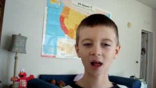 Noah singing the Bigsby Show Bible Books Song [upl. by Ahsinroc]