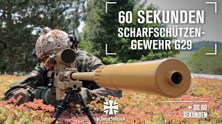 60 Sekunden Das Scharfschützengewehr G29 I Bundeswehr [upl. by Yrellam36]