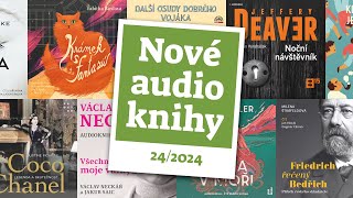 Novinky se Švejkem temnými detektivkami i Václavem Neckářem  Nové audioknihy 242024 [upl. by Kellda]