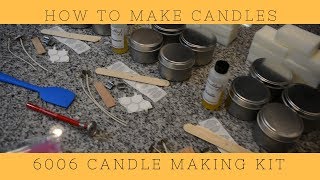 How to make candles with the 6006 candle making kit Step by step instructions [upl. by Derzon]