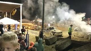 Venango Stock Car Feature 872021 Demolition Derby [upl. by Zelma228]