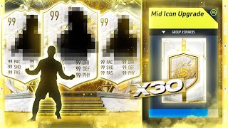 FIFA 22 30 x Mid Icon Upgrade Packs [upl. by Riha]