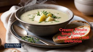 How to make Creamy Potato Soup Recipe  Quick Easy and Delicious Comfort Food [upl. by Kaliope]