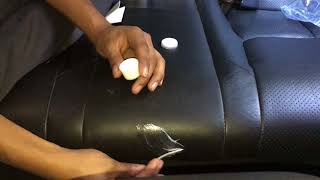 How To Fix Ripped Leather Seatsfor Less Than 5 [upl. by Ytima]