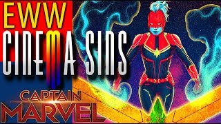 Everything Wrong With CinemaSins Captain Marvel in 18 Minutes or Less [upl. by Asiaj]