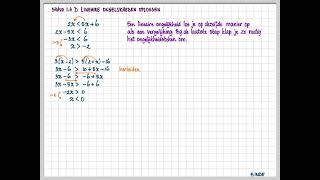 3havo 14 D Lineaire ongelijkheden oplossen [upl. by Ahsaela600]