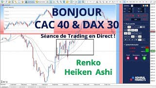 DAX30 CFD  Séance de Trading en Direct  Bonjour CAC40 amp DAX30 le 0802 [upl. by Bevash443]