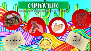 🎶MUSICOGRAMA CARNAVALITO Para jardín y primaria🎈 instrumentos pedagogia [upl. by Rahmann]