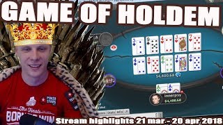 Game of Holdem 21 Mar  21 Apr Stream highlights [upl. by Corb]