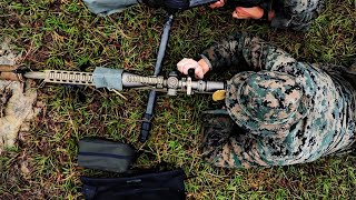 US Marines With Sniper Course Participate In Long Range Assessment [upl. by Sucrad981]