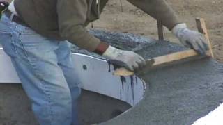 HOW TO BUILD YOUR OWN POOL  PART 5 of 7 COPING  TILE  PreDECK SETUP [upl. by Azarria]