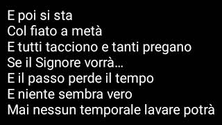 Lettera di là dal mare  Massimo Ranieri Testo [upl. by Annohsat]