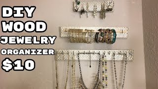 DIY Jewelry Display Organizer CHEAP and EASY to make [upl. by Ylesara379]