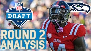 Round 2 Player Highlights amp Pick Analysis  2019 NFL Draft [upl. by Eneluqcaj]