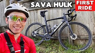 Sava Hulk Carbon Gravel Bike  First Ride Review [upl. by Dennard122]