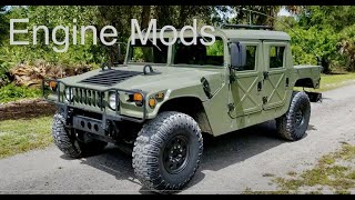 1989 Humvee engine Mods [upl. by Elatsyrc434]