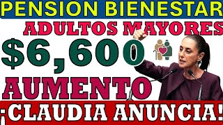 💵 de 7500 ♨️CLAUDIA REVELA IMPACTANTE MENSAJE MIS ADULTOS MAYORES TODOS COBRAN AUMENTO 2025 [upl. by Ainit]