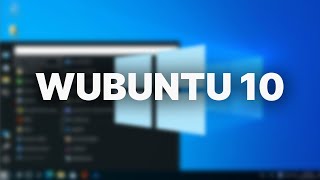 The Windows 10 Clone  Wubuntu 10 Cinnamon Edition [upl. by Ewall]