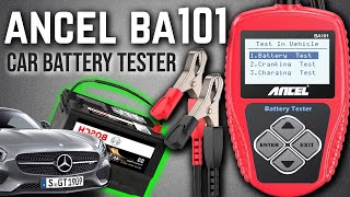 quotIs Your Battery Reliable Find Out with ANCEL BA101 car battery [upl. by Aknahs499]