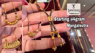 Tanishq 22k Trendy Light weight Mangalsutra Designs with PriceDaily wear Gold MangalsutraDeeya [upl. by Dnalram355]