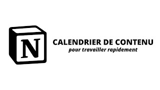 Créer un calendrier de contenu sur Notion drag and drop [upl. by Dibri544]