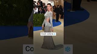 Cool tones or warm tones giselebundchen ColorAnalysis Celebrity [upl. by Naeerb]