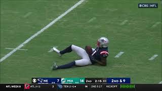 Mac Jones  Every Completed Pass  New England Patriots  Miami Dolphins  NFL Week 8 2023 [upl. by Poliard]