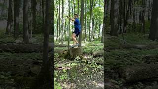 Otino balance beam to jump to 360° to run trailrunning trailrunninglife [upl. by Yllop]