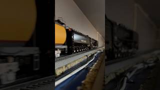 The Living Legend Runs on Our Layout unionpacificrailroad 844 railroad train livinglegend [upl. by Sonahpets]