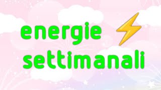 🔮 ENERGIE ⚡ SETTIMANALI dal 04 al 10 novembre 🍂🌺 [upl. by Olegnaed]