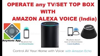 Operate any TV or Set Top Box with Alexa India [upl. by Muhcan]