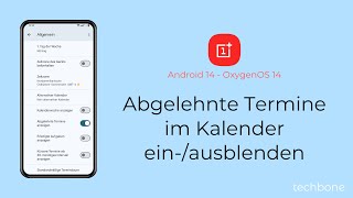 Abgelehnte Termine im Kalender einblenden oder ausblenden  OnePlus Android 14  OxygenOS 14 [upl. by Entsirhc]