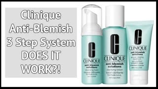 Clinique AntiBlemish Solutions 3 Step System  Review  xameliax [upl. by Bremble34]