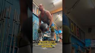 Sandbag DBall Over the Shoulder Cleans achillestendonrupture youtubeshort [upl. by Ielirol674]