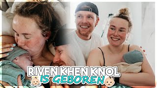 DE BABY VAN ENZO KNOL IS GEBOREN  RIVEN KHEN KNOL [upl. by Kerwon712]