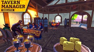 Tavern Manager Simulator  100 Complete First Quest Gameplay [upl. by Barboza]