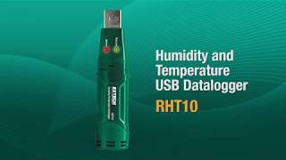 Introducing the Extech RHT10 Humidity and Temperature USB Datalogger [upl. by Gregoor946]