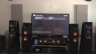 Denon AVRx4400h Settings amp Setup [upl. by Hestia]