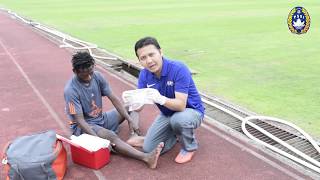 Pertolongan Pertama Cedera Pergelangan Kaki Ankle Sprain [upl. by Bray628]