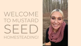 Welcome to Mustard Seed Homesteading [upl. by Perreault]