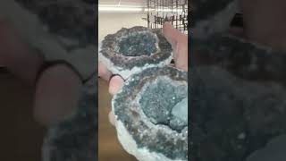 How Do Some Geodes Form crystals geodes nature mining gems [upl. by Eitisahc]